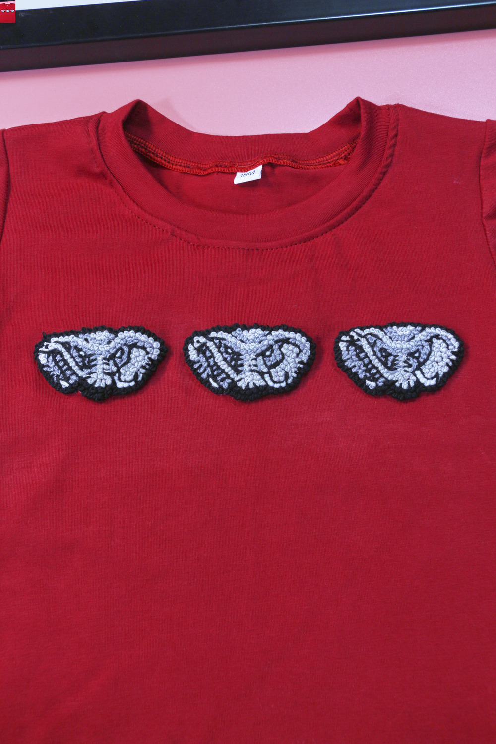 Elephants boy French Knot embroidered boys set