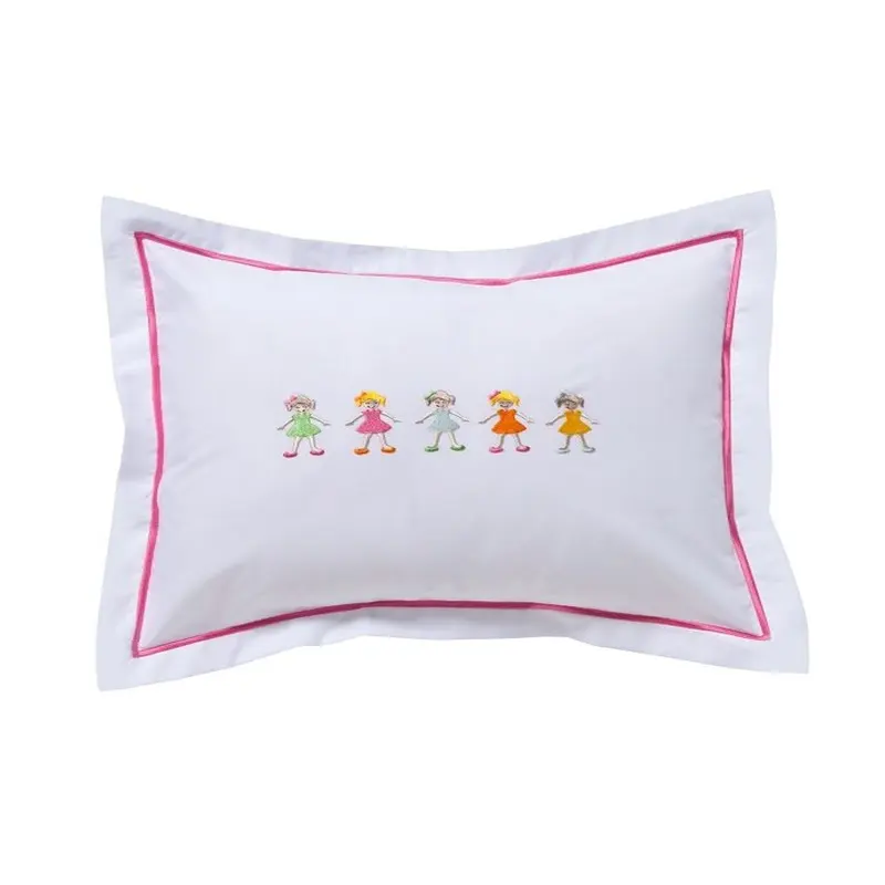 Five girls hand embroidered duvet cover