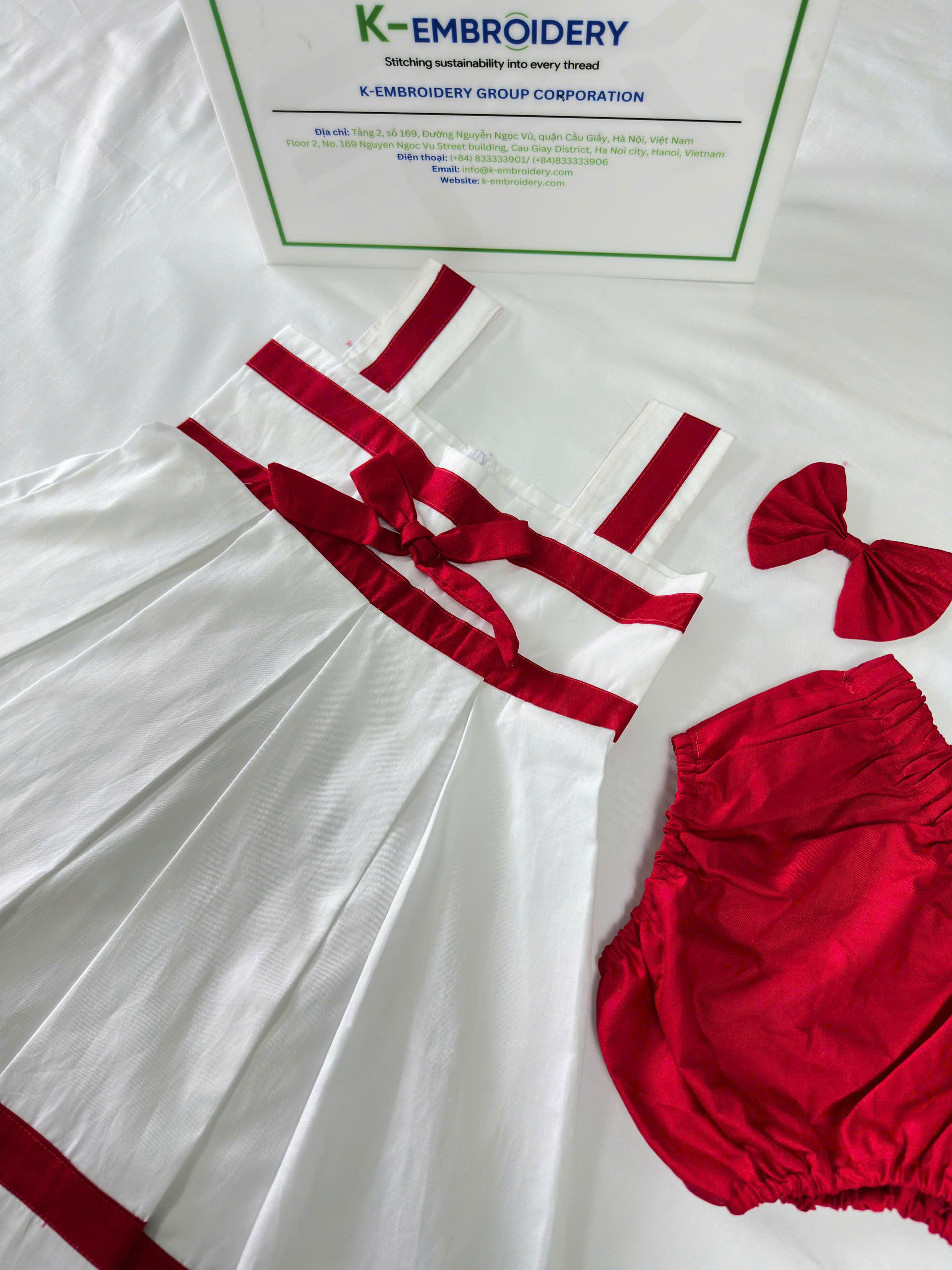 Classic Baby Girl Summer Dress Set