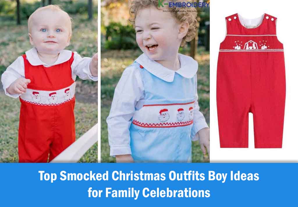 Top Smocked Christmas Outfits Boy Ideas for Family Celebrations
