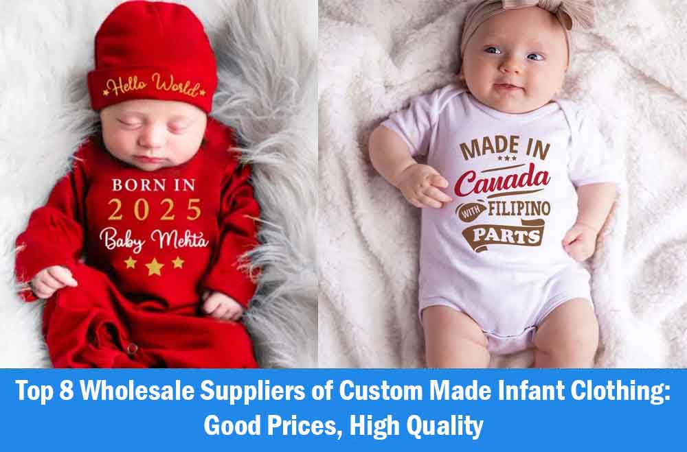 Top 8 Wholesale Suppliers of Custom Made Infant Clothing: Good Prices, High Quality