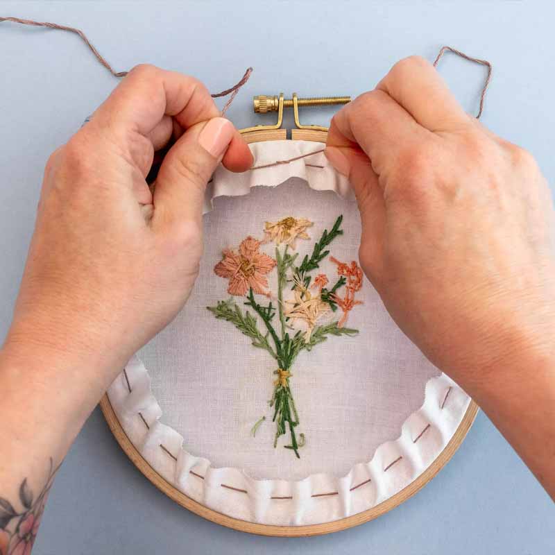 How to Finish an Embroidery Hoop Like a Pro – The Ultimate Guide 4 The Basics of How to Finish an Embroidery Hoop