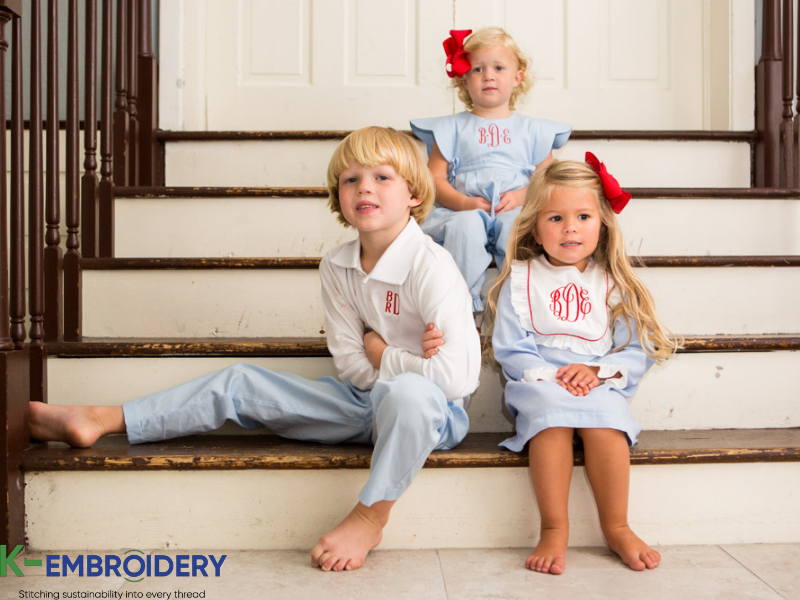 monogrammed baby clothes