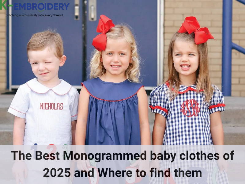 The Best Monogrammed baby clothes of 2025 and Where to find them