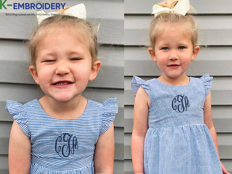 monogrammed baby clothes