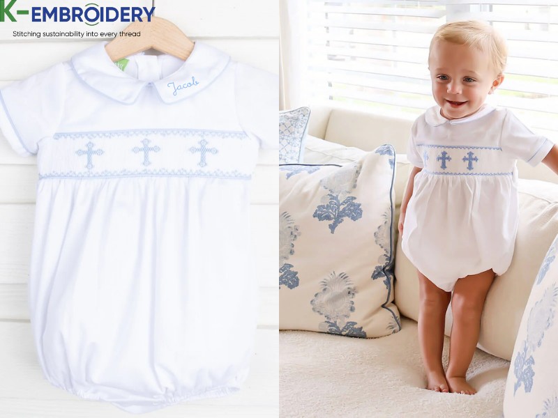 Features in children’s church clothes