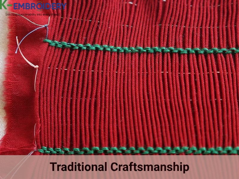 Craftsmanship in smocking details