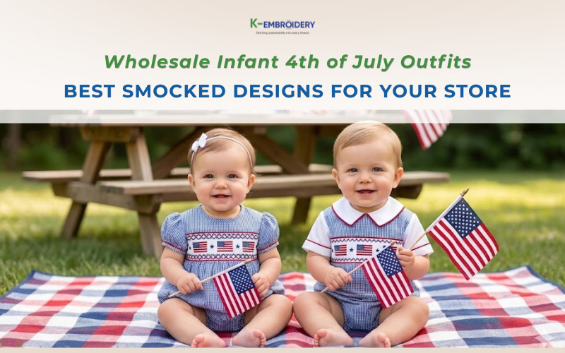 Wholesale Infant 4th of July Outfits: Best Smocked Designs for Your Store 1 Collection of wholesale infant 4th of July smocked outfits for children's clothing boutiques