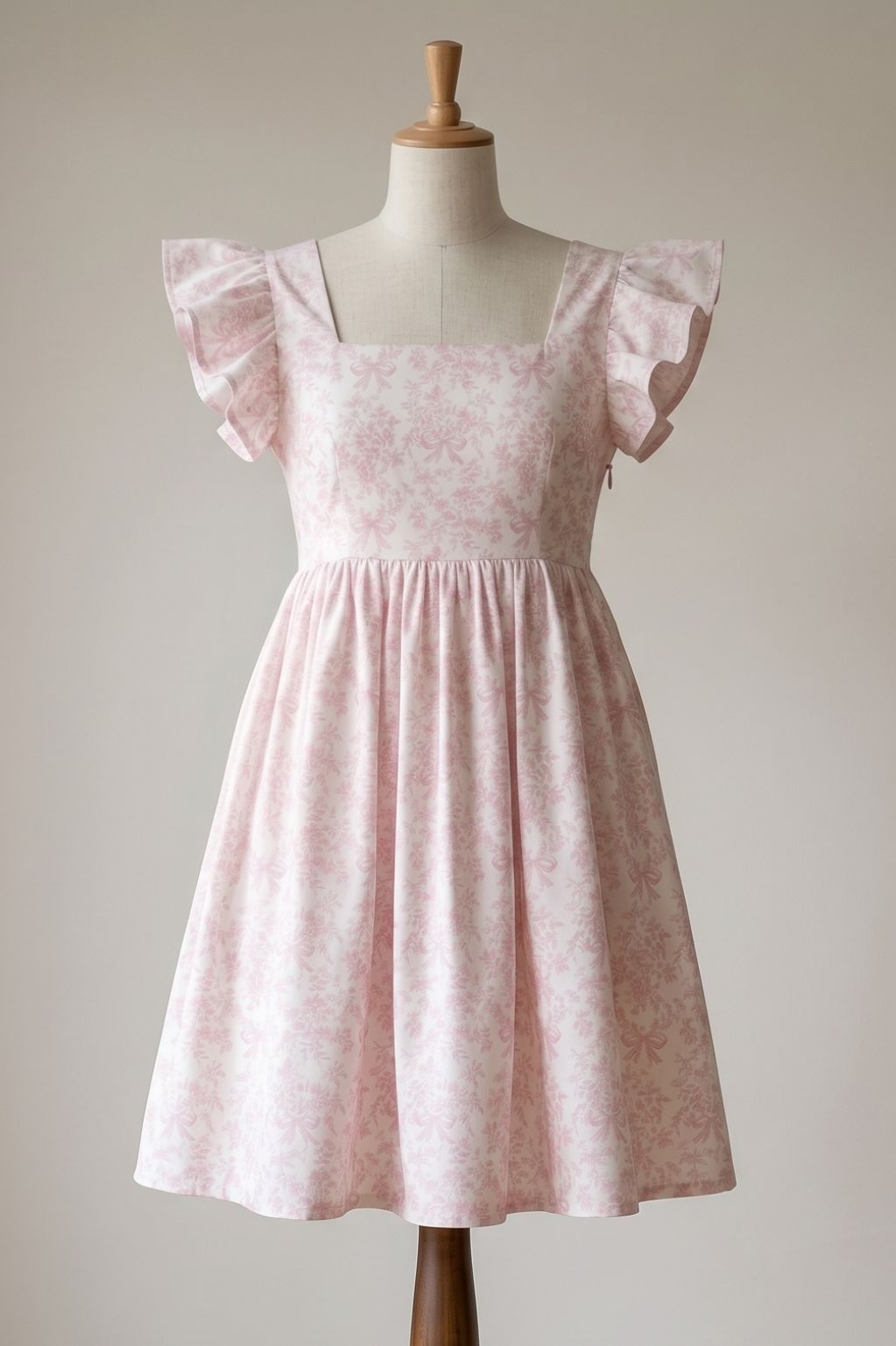 Blushing Bow & Bloom Dress