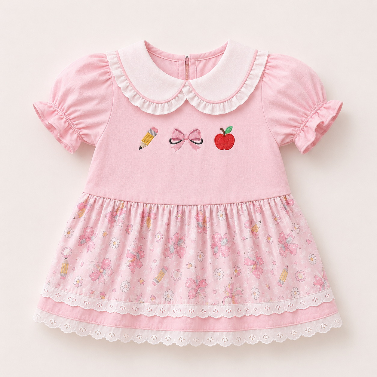 Sweet School Girl Smocked Dress