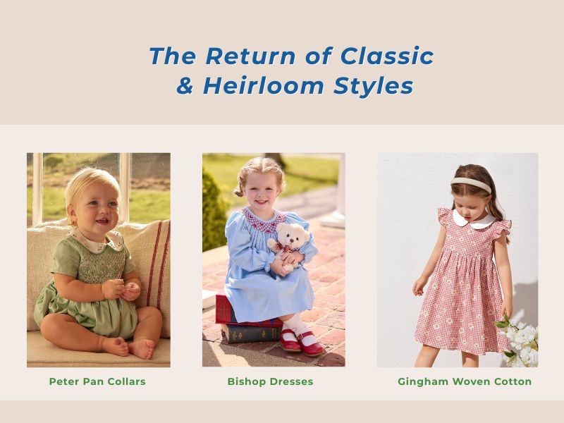 The return of Classic and Heirloom Style in Back to school collection