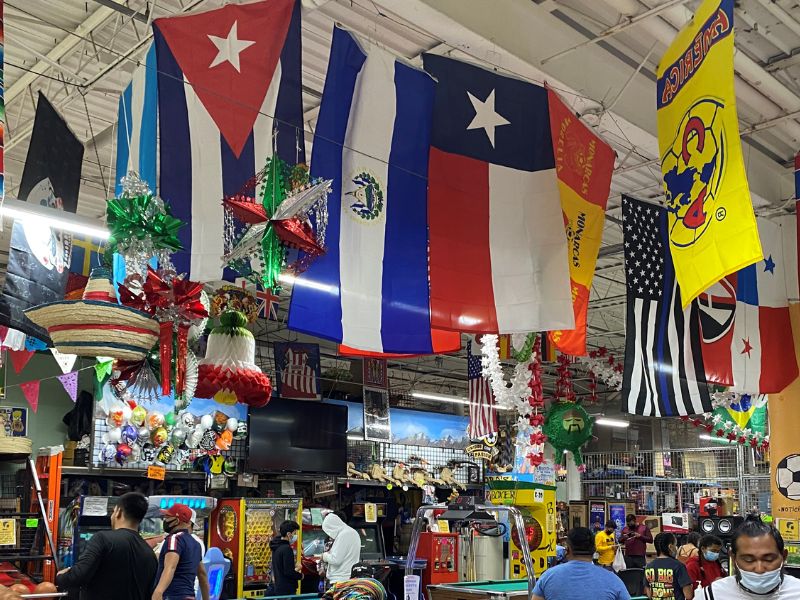 Harry Hines Boulevard wholesale district interior Dallas TX