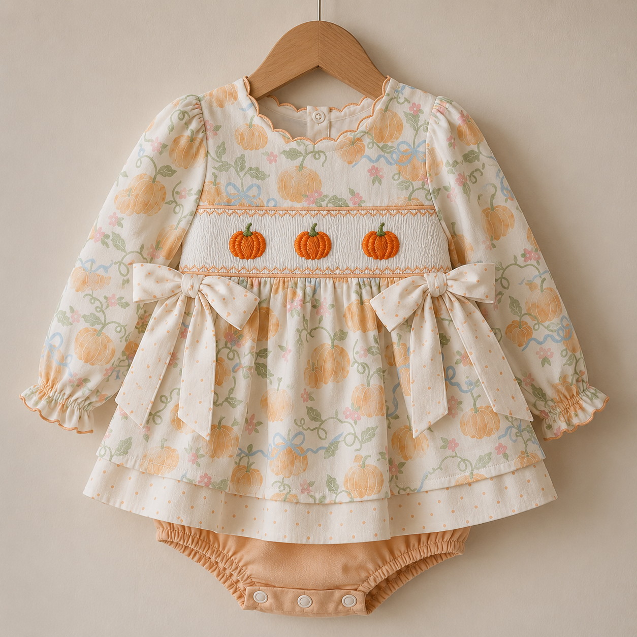 Autumn Harvest Smocked Set
