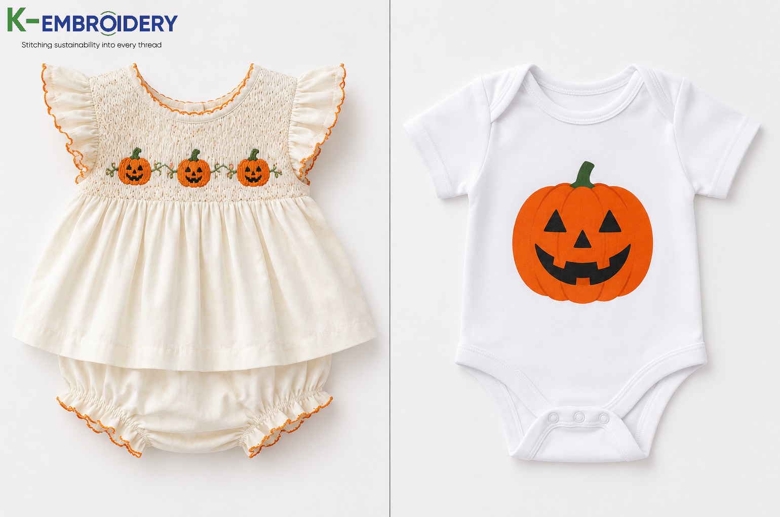 Infant Halloween Outfits: Best Styles, Fabrics & Where to Buy in 2026 12 Boutique hand-smocked infant Halloween outfit vs mass-market printed onesie — quality and fabric comparison side by side