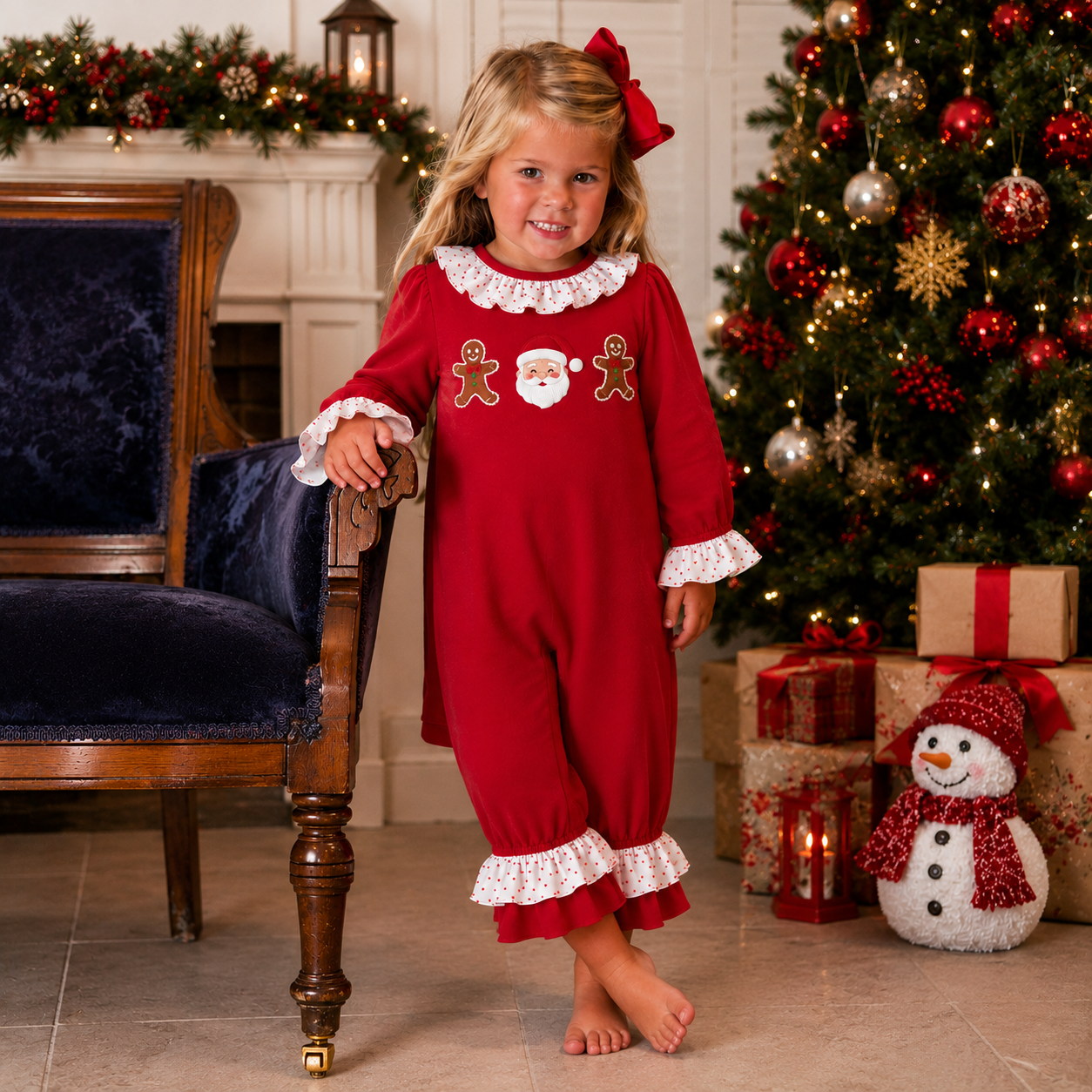 Jolly Santa Romper
