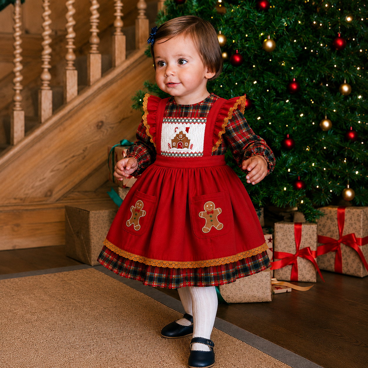 Sweet Ginger Christmas Dress