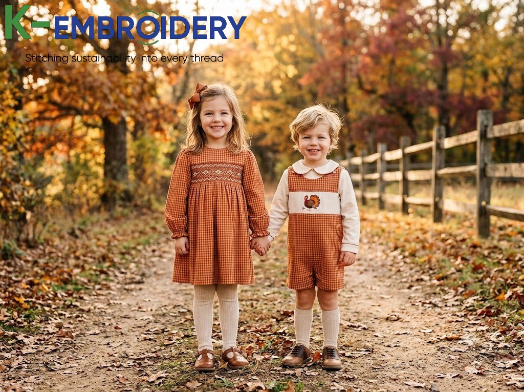 Matching Thanksgiving Outfits for Siblings: The Complete Guide 3 Boy and girl matching Thanksgiving outfits