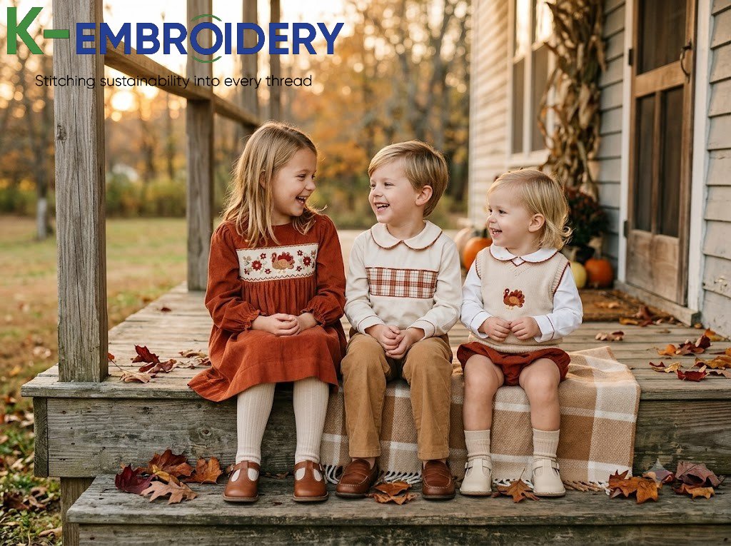 Matching Thanksgiving Outfits for Siblings: The Complete Guide 7 Family photo with matching Thanksgiving siblings